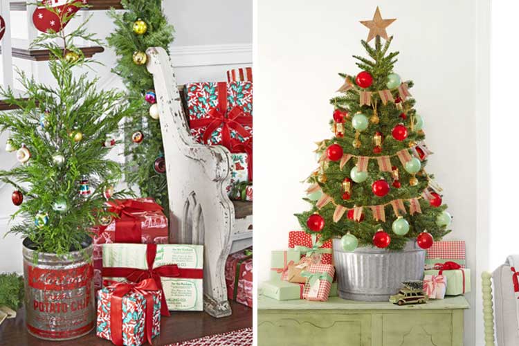 Mantas para árbol de Navidad Leeko decoración de árbol de Navidad decoración Redonda para Navidad protección contra Las Agujas de Abeto 