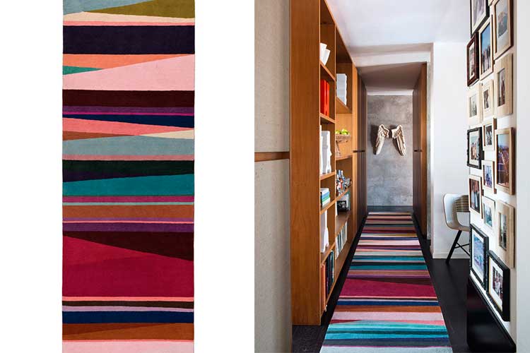 El color en la decoración con alfombras