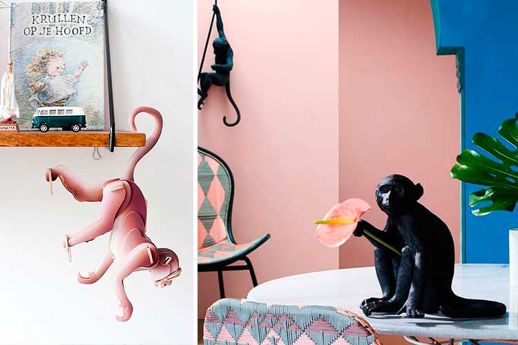 Ideas para decorar con monos