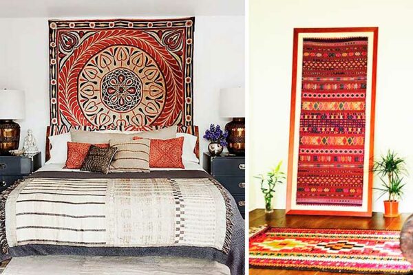 Cómo utilizar alfombras para decorar paredes - Decofilia.com