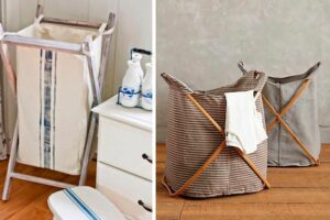 Cesto de la ropa sucia: cuál elegir si tiene que estar a la vista