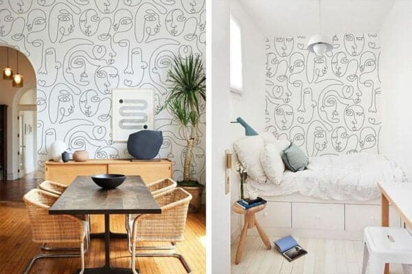 Cómo decorar paredes con diseño lineal - Decofilia.com