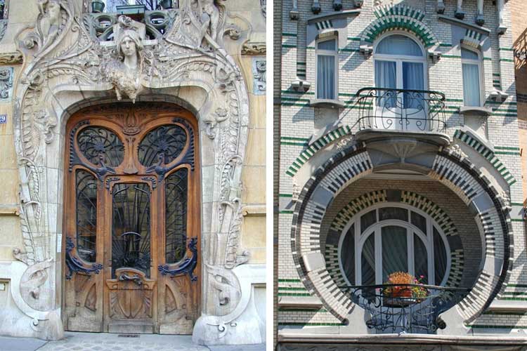 casas de estilo art nouveau