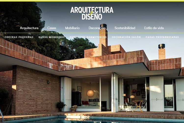 portada de la revista arquitectura y diseño