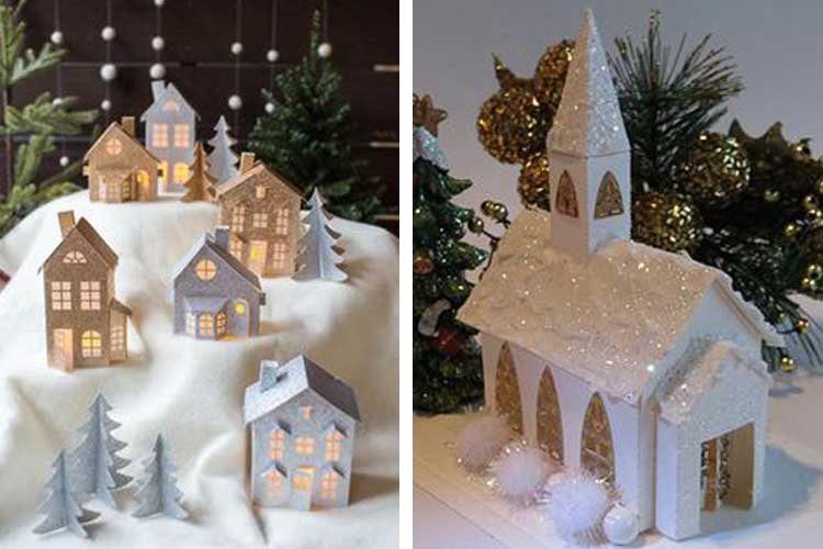 casitas de Navidad para decorar