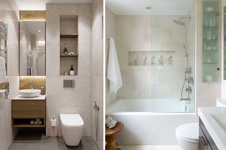 azulejos de diseño para un baño pequeño