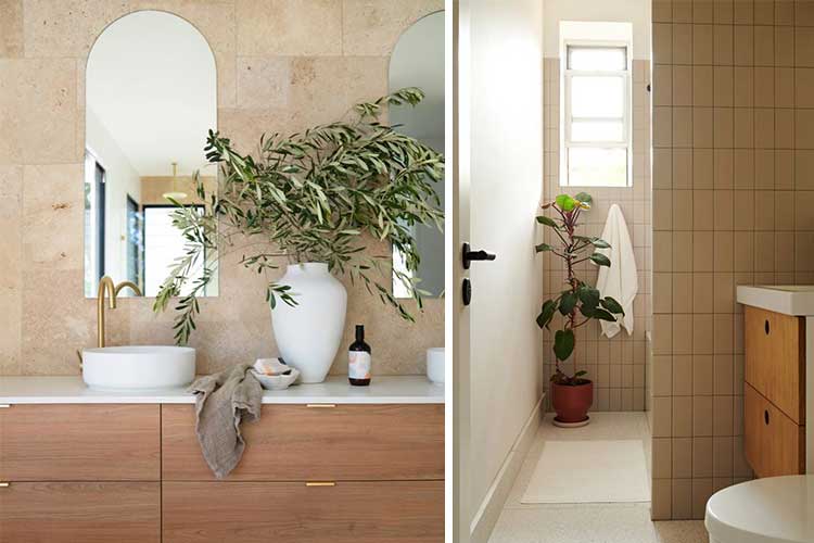 muebles para baños de estilo mediterráneos