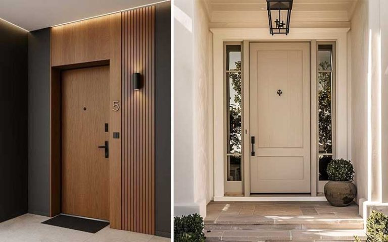 Puertas de entrada elegantes